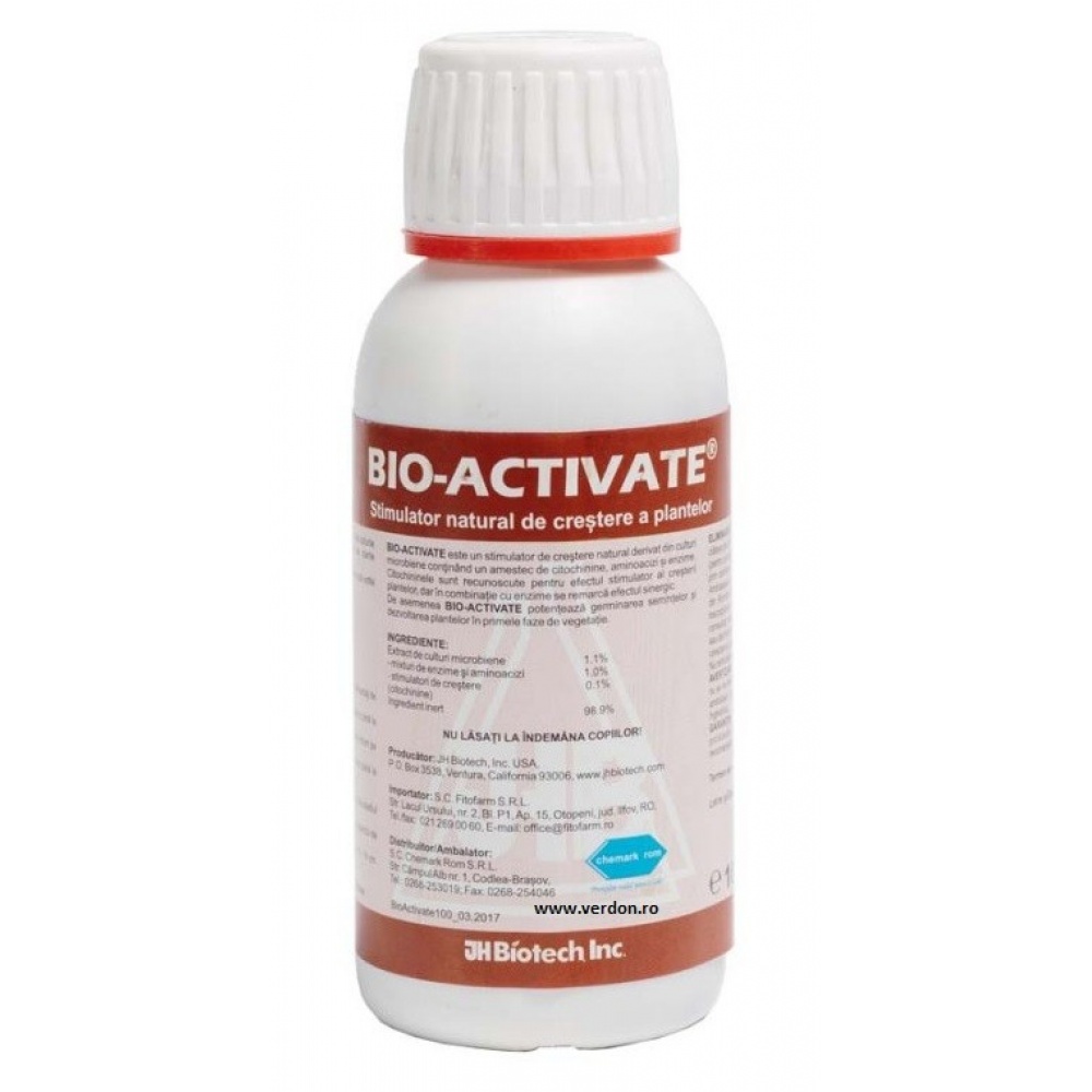 Biostimulator BIO-ACTIVATE - 100 ml, JH Biotech