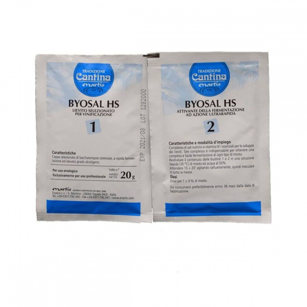 Byosal HS, kit amestec de drojdii cu activator