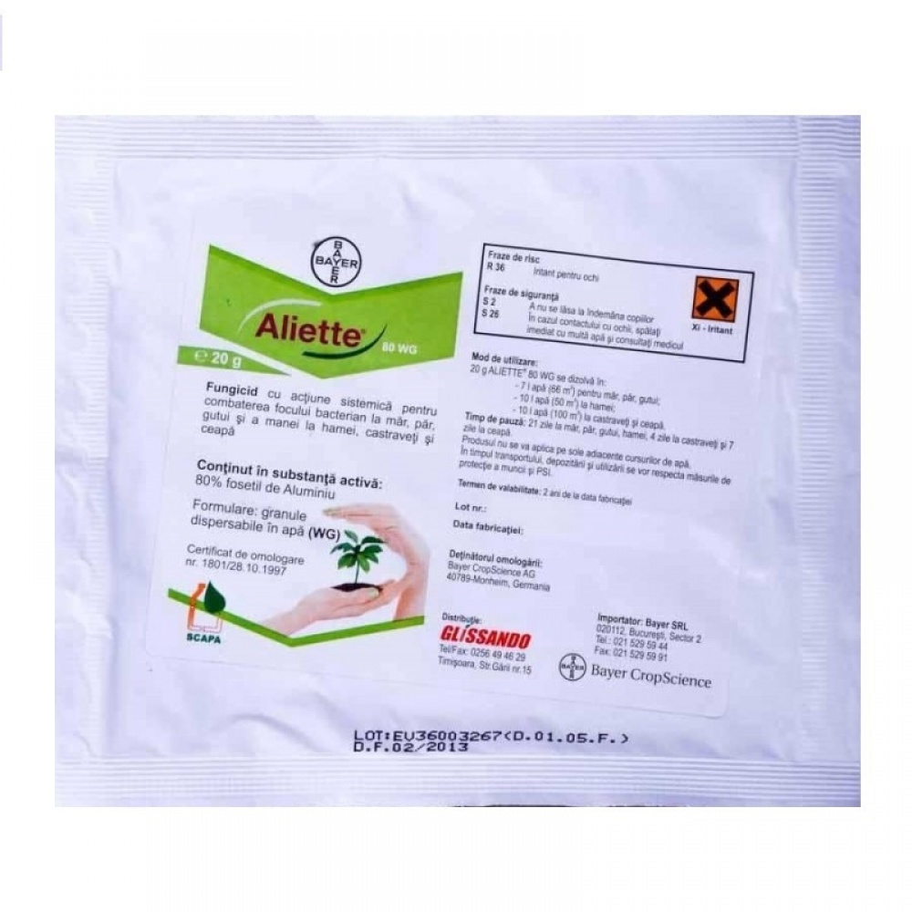 Fungicid ALIETTE 80 WG - 20 gr