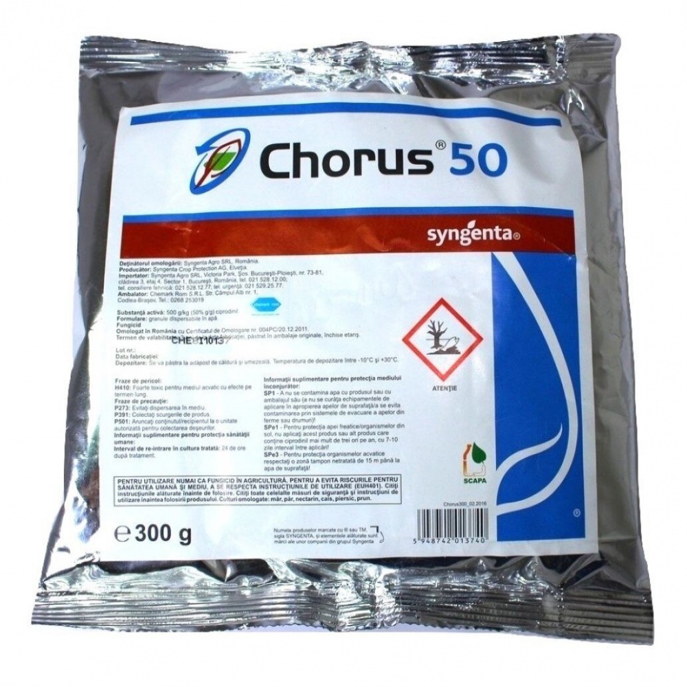 Fungicid Chorus 50 WG, 300 grame
