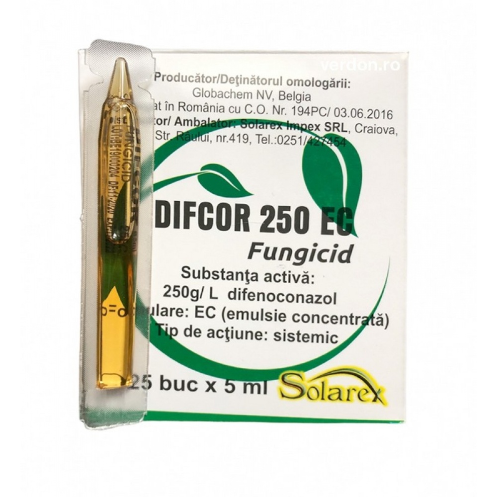 Fungicid DIFCOR 250 EC - 5 ml, Belchim, Sistemic