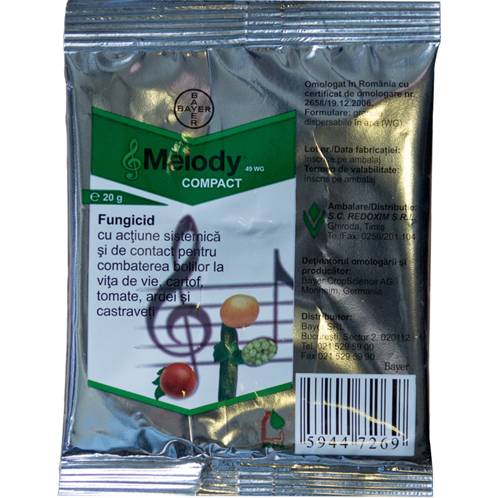Fungicid MELODY COMPACT 49 WG 20g