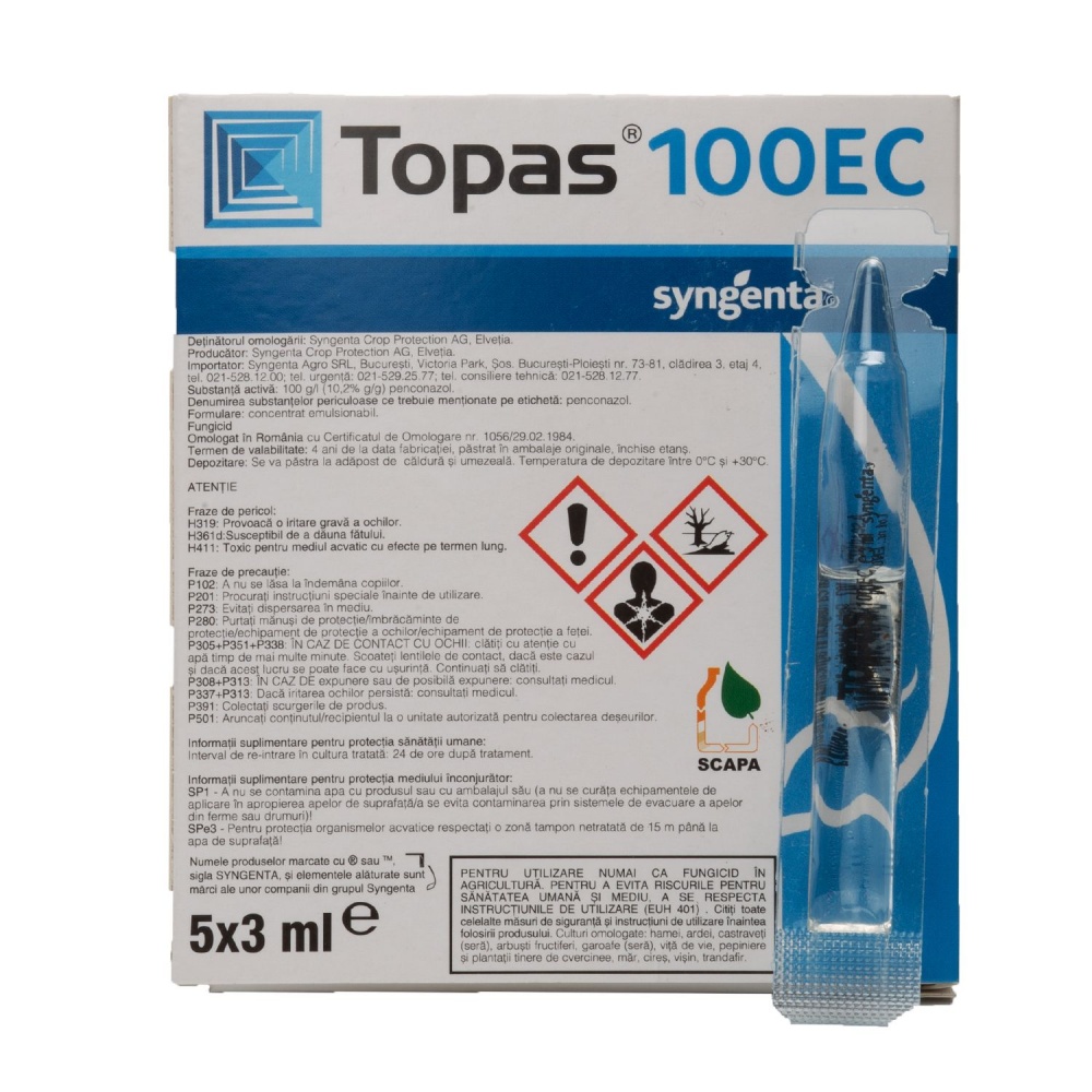 Fungicid Topas 100EC, 3ml