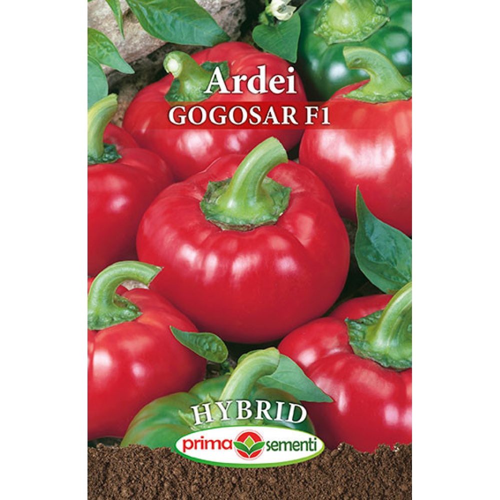 Gogosar F1 (50 seminte) de ardei gogosar hibrid timpuriu, Prima Sementi