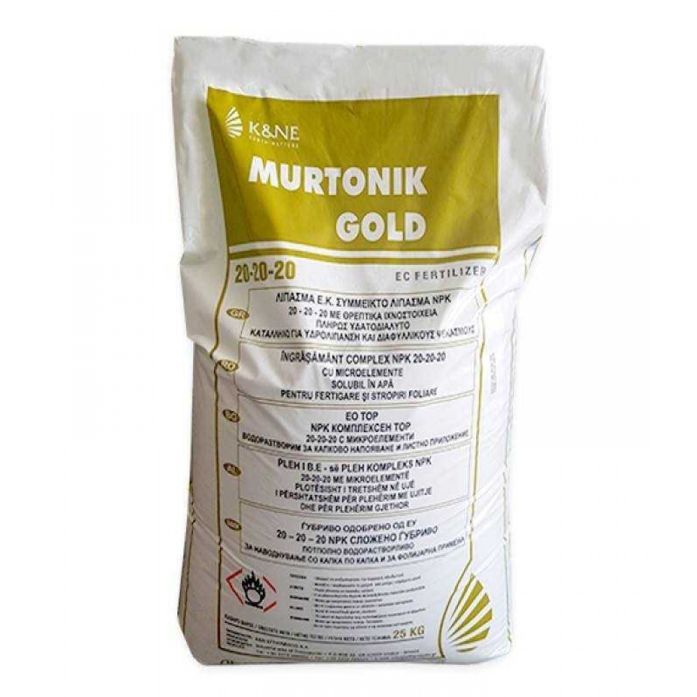 Ingrasamant foliar Murtonik Gold 20-20-20 sac 25 kg