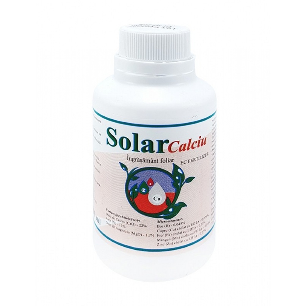 Ingrasamant foliar SOLAR CALCIU - 100 ml, Solarex