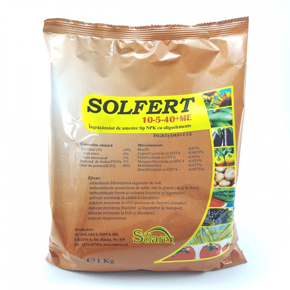 Ingrasamant Solfert 10-05-40+ME 1 kg