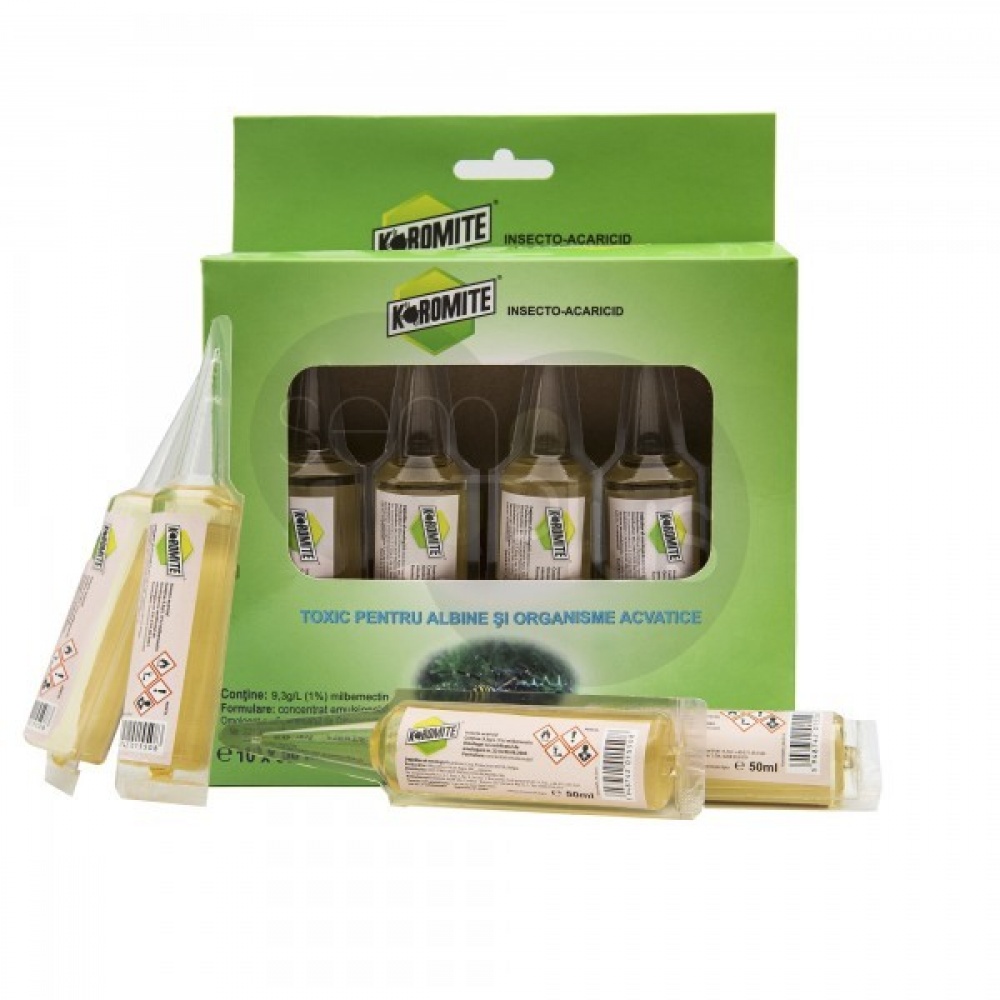Insecticid acaricid Koromite - 50 ml, Mitsui Chemicals, Mar, Castraveti, Vita de vie