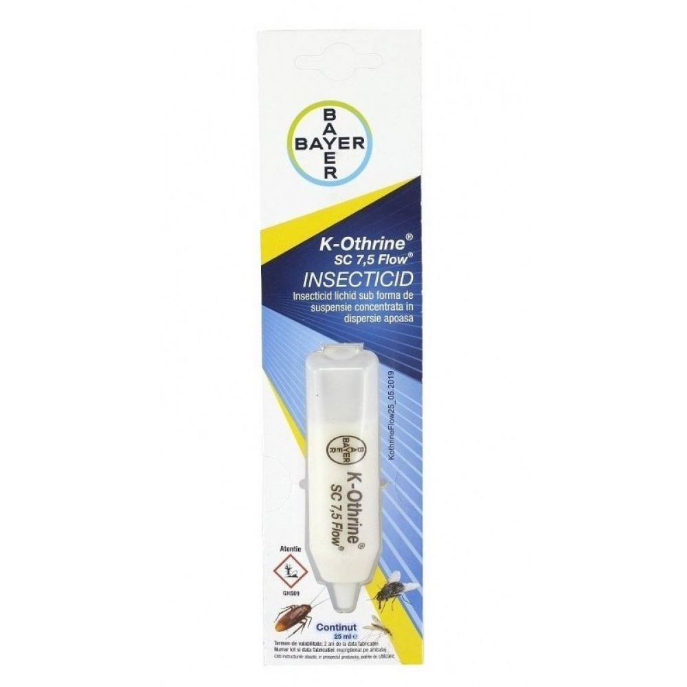 Insecticid K-OTHRINE SC 7.5 FLOW - 25 ml, Bayer, Contact