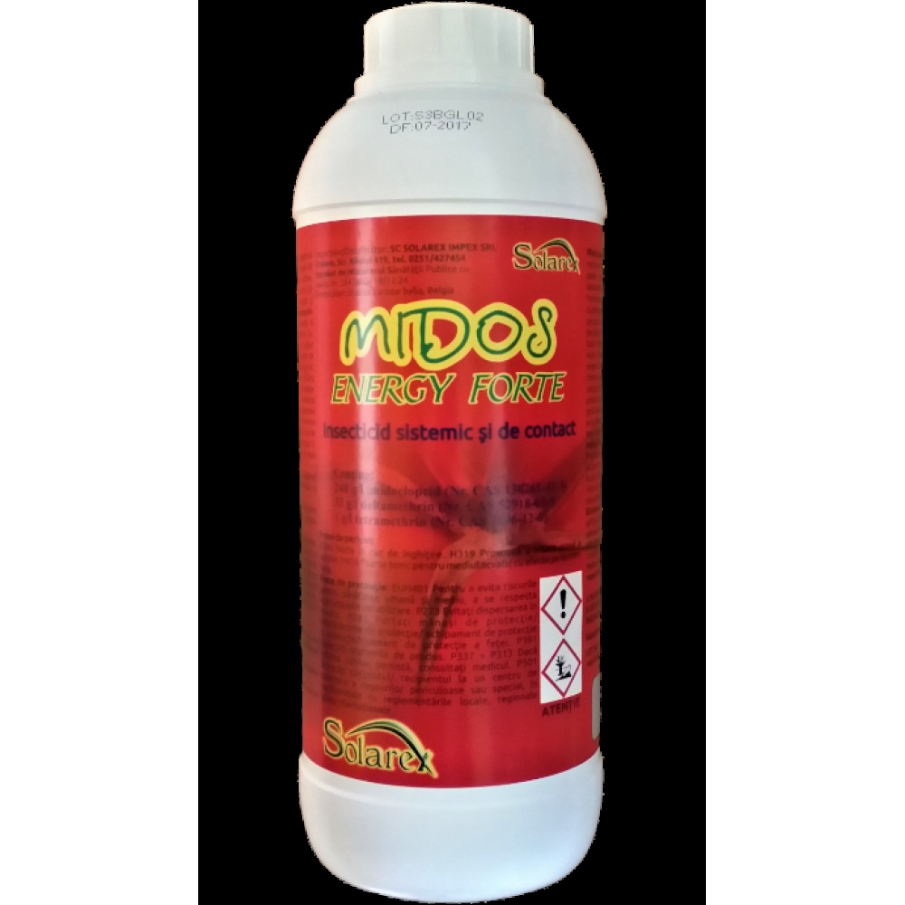 Insecticid MIDOS ENERGY FORTE - 1 Litru, Sharda Cropchem, Sistemic, Contact