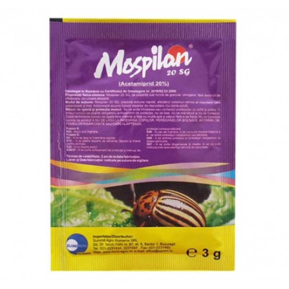 Insecticid - Mospilan 20 SG - 3 gr