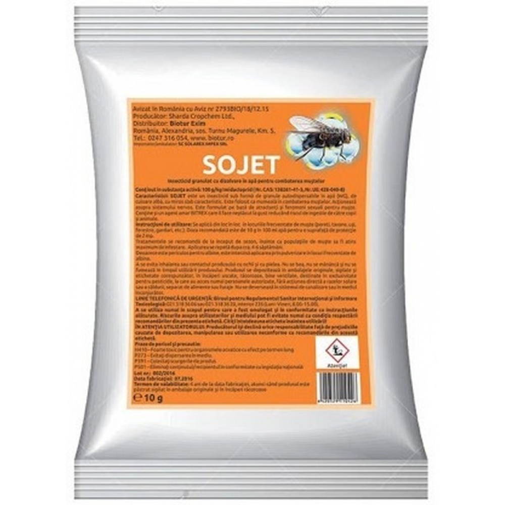 Insecticid SOJET - 10 g, Sharda Cropchem, Muste