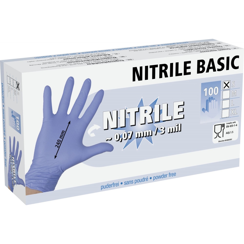 Manusi de unica folosinta Nitrile Basic Kerbl