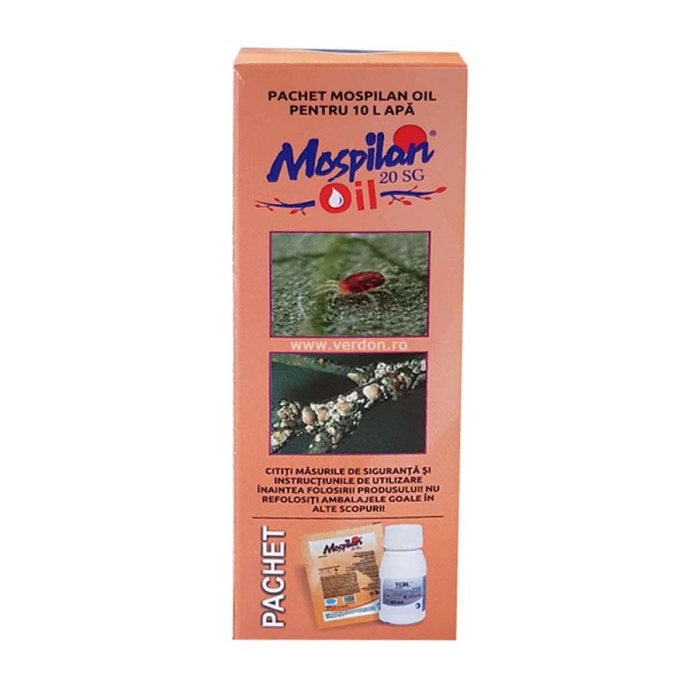 Pachet MOSPILAN OIL pentru 10 Litri apa, SUMI AGRO, Selectiv, Paduchele testos, Afide