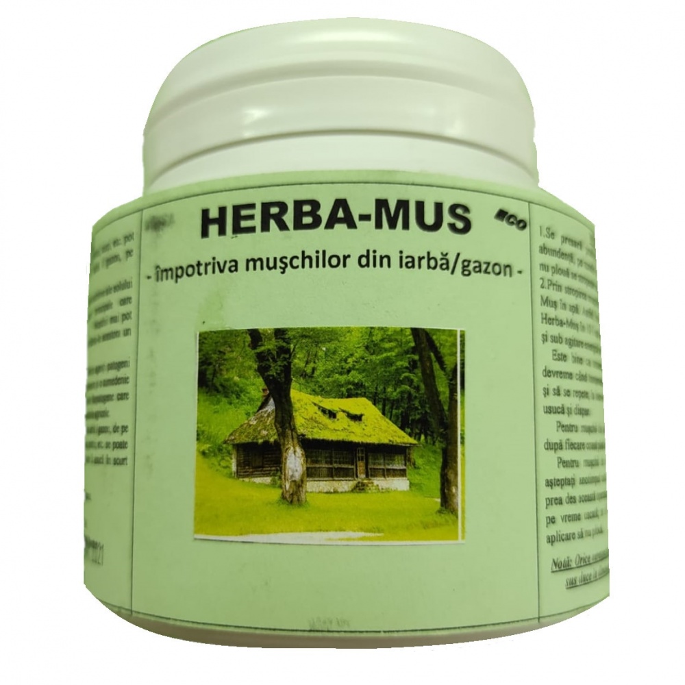 Pesticid impotriva muschilor din iarba si gazon, Herbamus 500gr