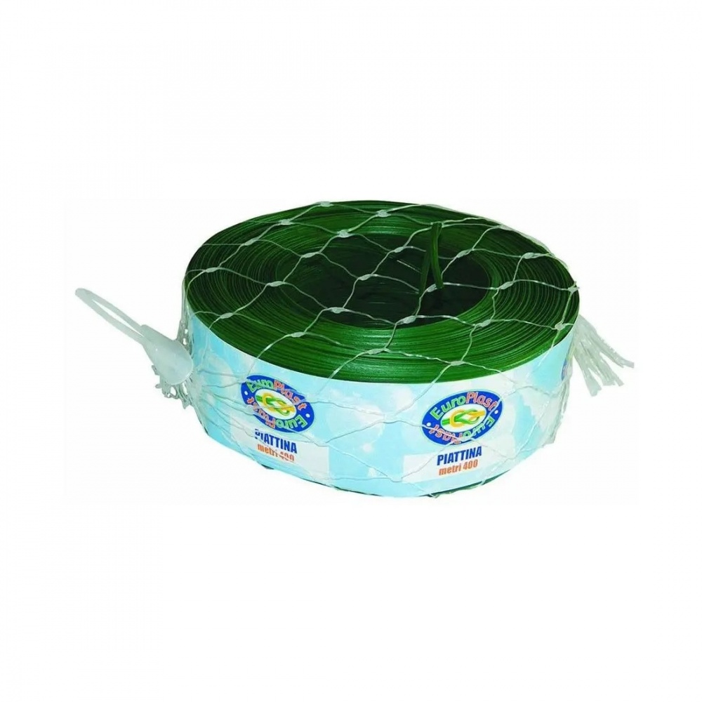 Sarmulita de legat plastifiata, verde, bobina 250 metri