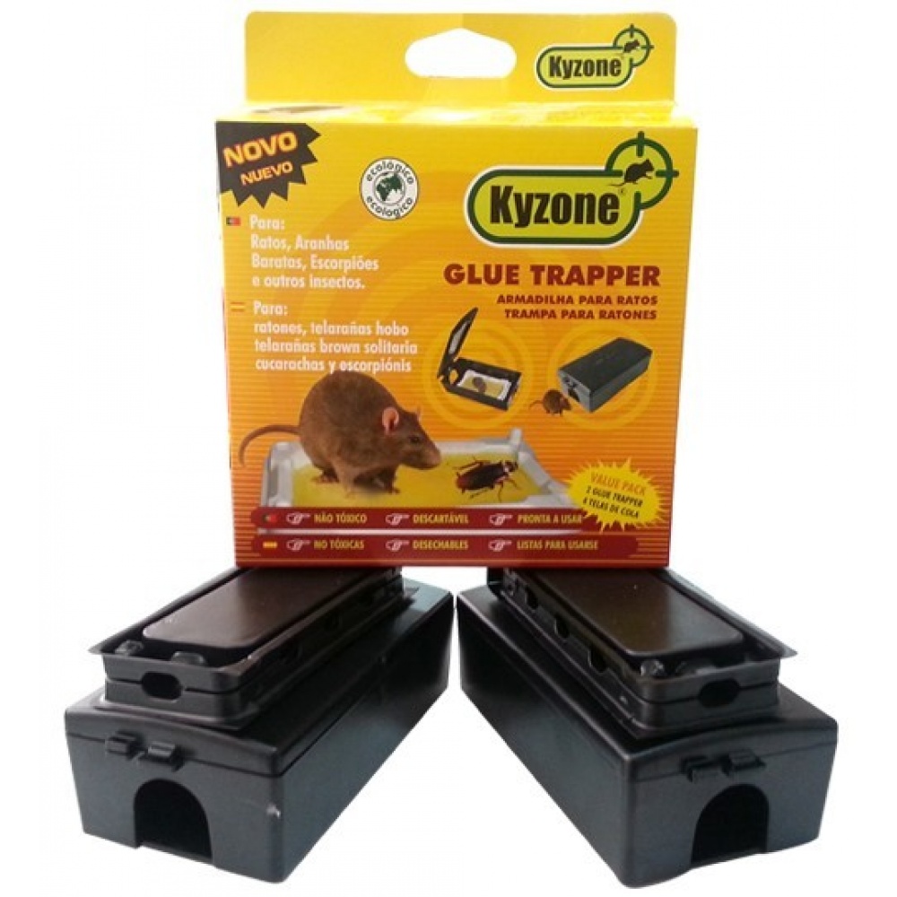 Set statii de intoxicare si placi cu lipici Gluetrapper Pack