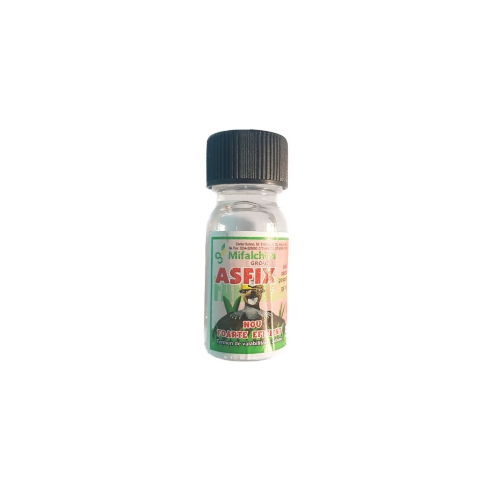 Solutie anti cartite, Asfix, eliminare, combatere rozatoare pe baza de sulf - 50 ml